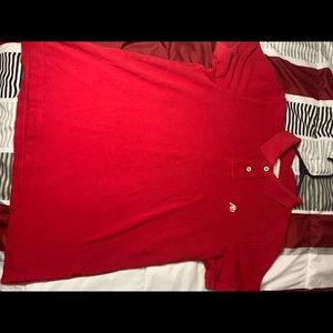 Red Aeropostale polo shirt
